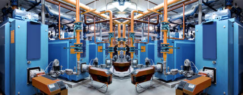 Commercial boiler room